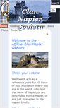 Mobile Screenshot of clannapier.org